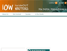 Tablet Screenshot of insideoutwriters.org